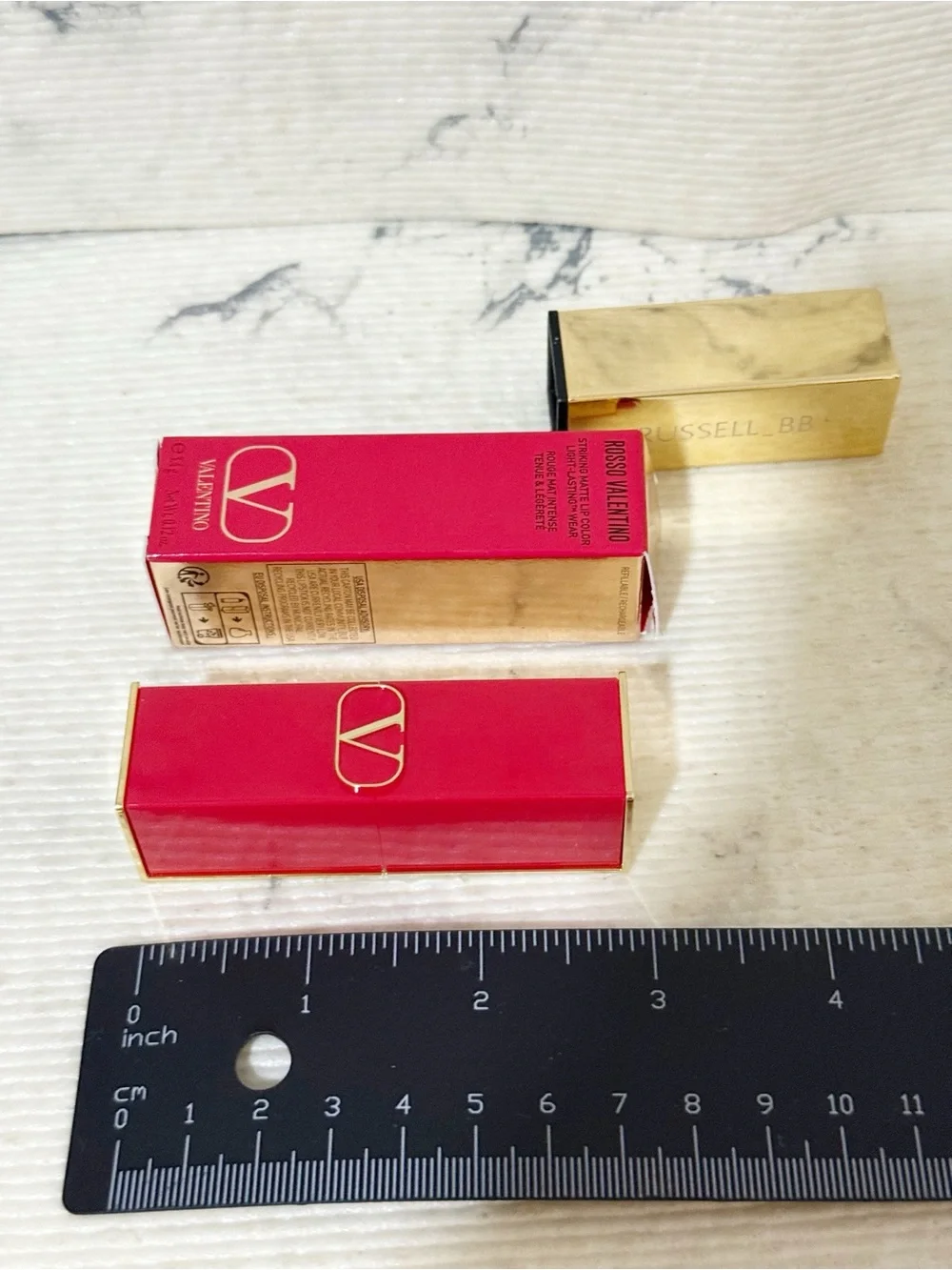 Valentino Rosso Valentino #111A Undressed Velvet Red Matte Lipstick